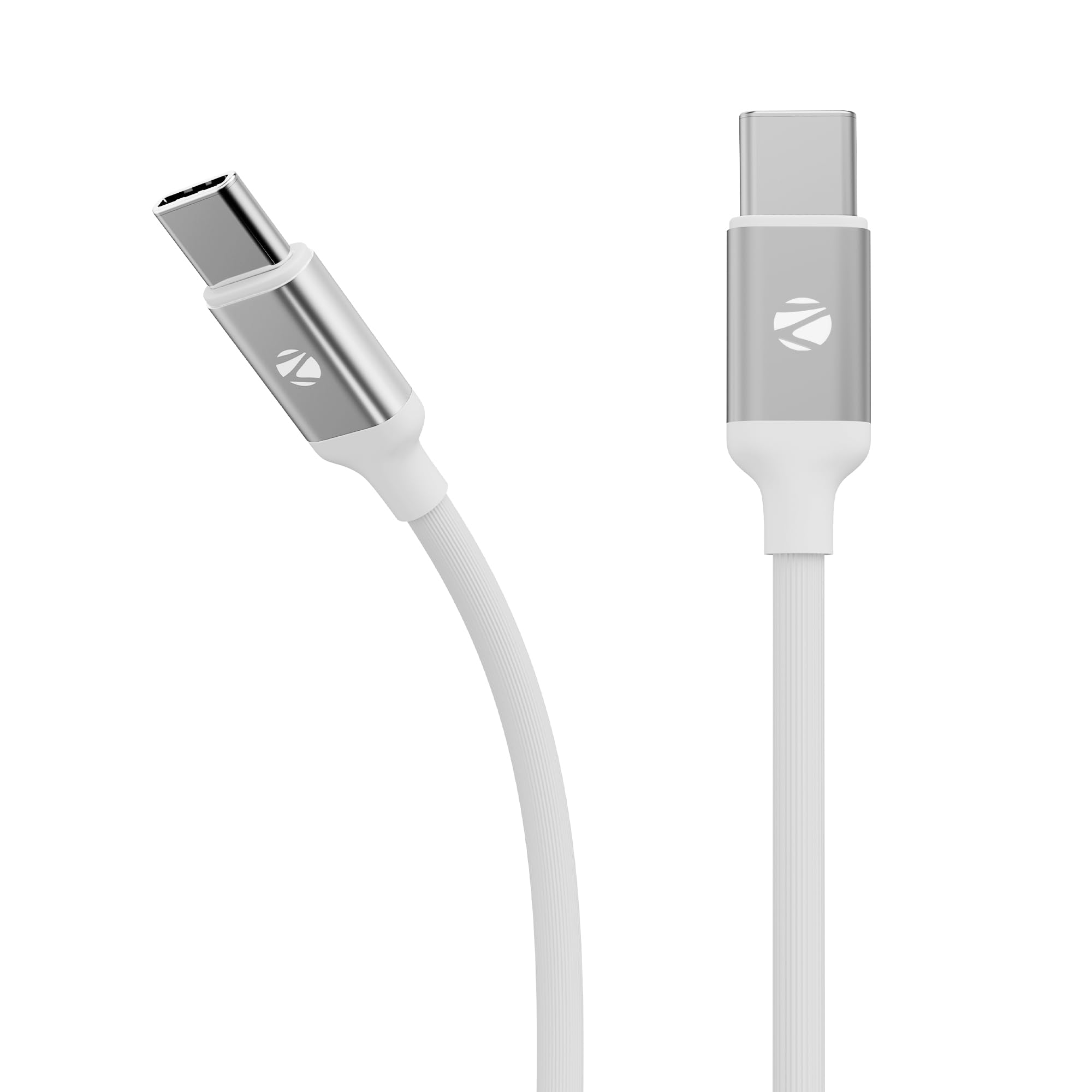 Zebronics Type C - Type C Cable, 60 Watts, Upto 480Mbps Data Sync, Fast Charging, 1 M, Compatible with iPhone 15 & 16 Series, iPad, MacBook, Samsung, Android (Wattz 60CC6, White)-image-37