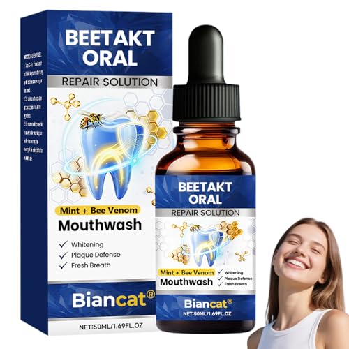 Biancat Beetakt Oral Repair Solution Mint-Flavored mouthwash Effectively Improves Oral Hygiene and Freshens Breath (1PC)