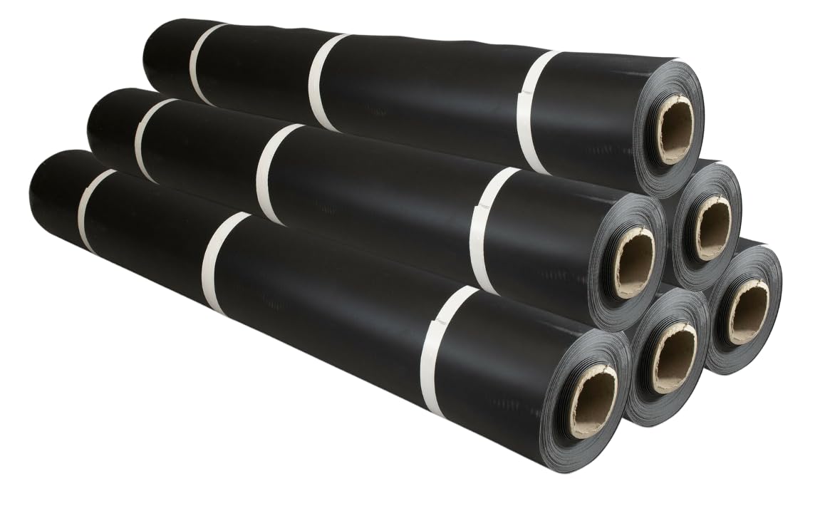 Soundsulate 2 lb Mass Loaded Vinyl Soundproofing, MLV, Noise Barrier, 4' x 25' x 6 Rolls, 600 Total Square Feet