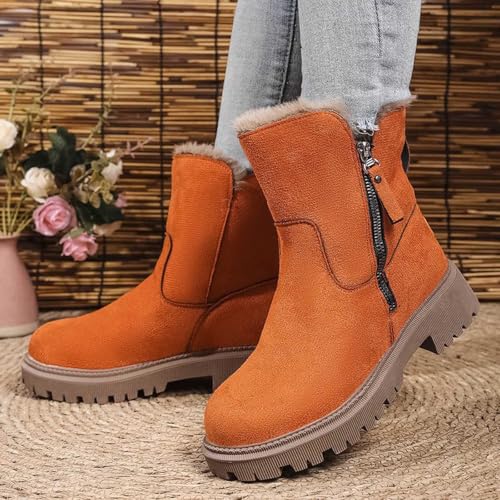 Bottes chaudes avec fermeture éclair pour éviter de glisser - 5