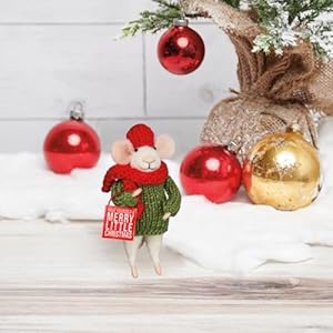 Primitivesbykathycrittermerrylittlemouse25x45inchesgreygreenred Urban Country Home Decor Primitives by kathy critter merry little mouse 25×45 inches grey green red urban country home decor