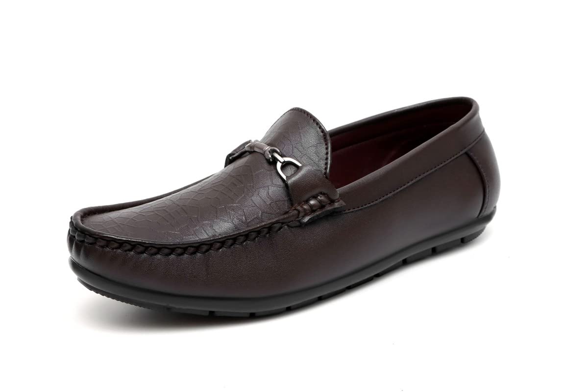 EAST WING Brown Synthetic Leather Loafers Shoes for Men - 06 UK (B0BYZ7Y2HK) Amazon Price History, Amazon Price Tracker
