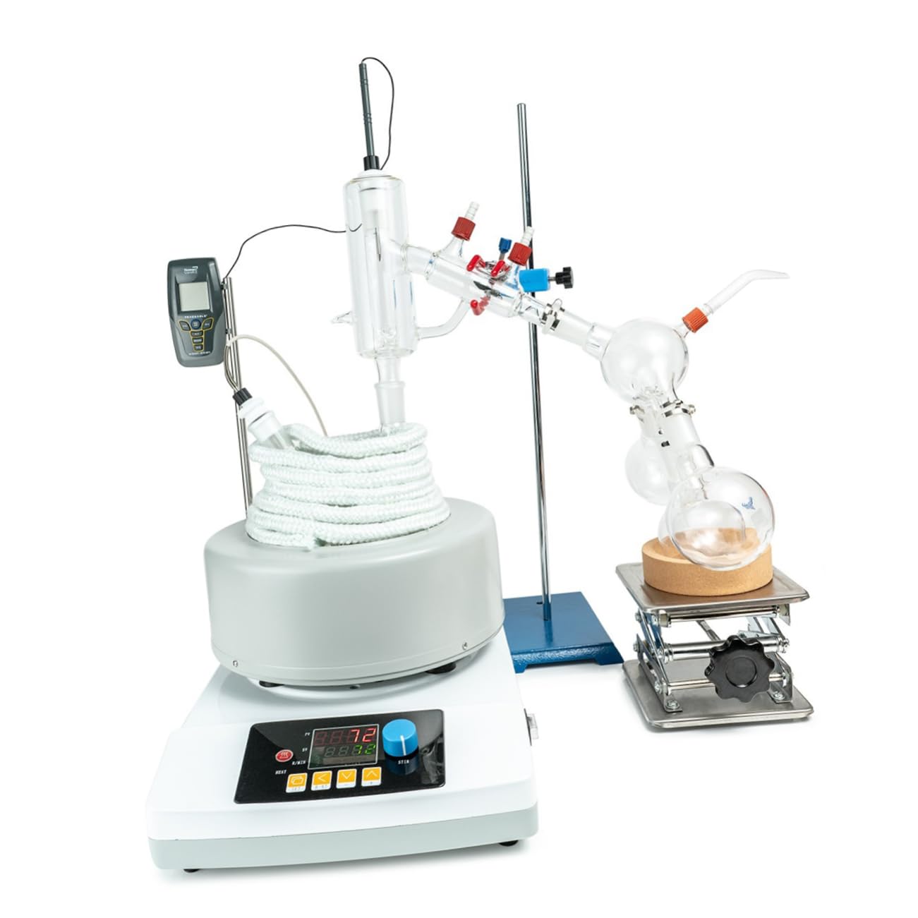 SOESFOUFU 5pcs Transparent Laboratory Teaching Educational Instrument Laboratory Apparatus Chemistry Class Equipment Transparent Ox Horn Tube Glass