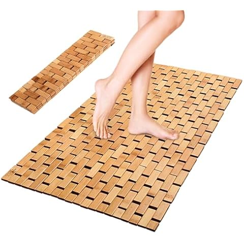 Tapis de Douche Focenat en Bambou Cover