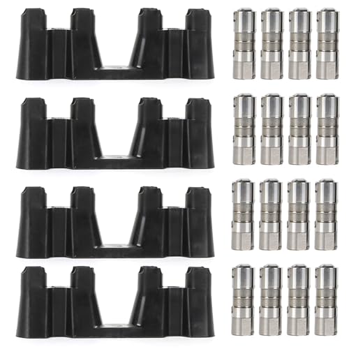 image for DAYSYORE 16pcs Hydraulic Roller Lifters & 4pcs Guide Trays Fits for GM