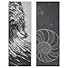 Gaiam Yoga Mat Premium Print Reversible Extra Thick Non Slip Exercise & Fitness Mat for All Types of Yoga, Pilates & Floor Workouts, Zara Rogue, 68 Inch L x 24 W x 6mm Thick