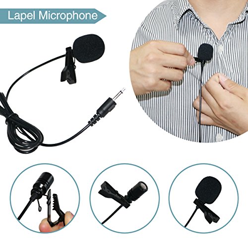Winbridge Portable Collar Clip Microphone 3.5Mm Audio Compatible With All Winbridge Voice Amplifiers S6 #TOP5