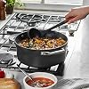 STAUB Soup Ladle, Perfect for Serving Hot Soup, Portion Batter for Pancakes, and Sauce Pasta, Durable BPA-Free Matte Black Silicone, Acacia Wood Handles, Safe for Nonstick Cooking Surfaces #1