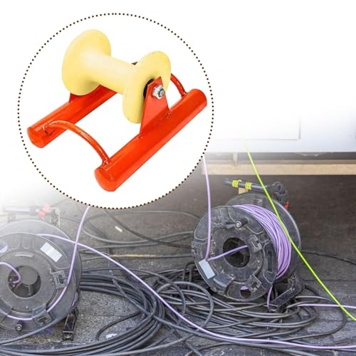 Rueda de polea en U con rodamiento integrado para evitar atascos de cable 6