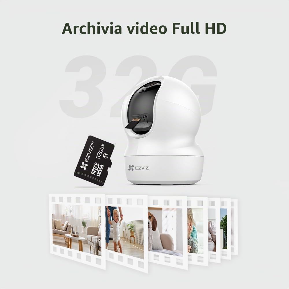 EZVIZ Scheda di memoria Micro SD da 32 GB, classe 10 UHS ad alta velocità per fotocamera, smartphone, computer, macchina fotografica, monitoraggio, tachigrafo, tavolo