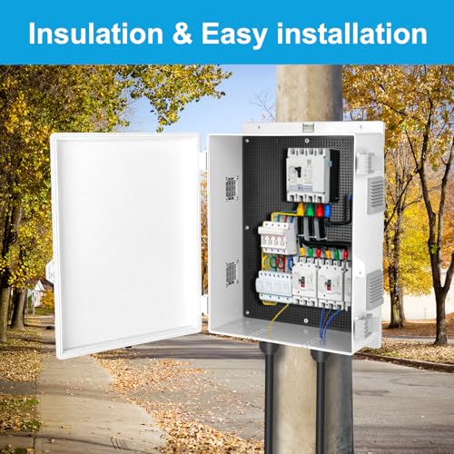 Boîte de jonction électrique extérieure ventilée pour stopper l'humidité des connexions