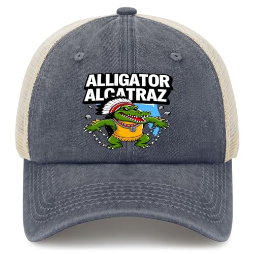 Alligator Alcatraz hat Beach caps for Women