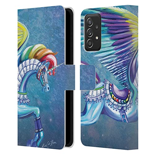 Étui portefeuille Rose Khan Licornes pour Samsung Galaxy A53 5G housse de protection en cuir