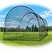 Sharellon Baseball Batting Cage - Large 22x12x10ft Heavy-Duty Portable Baseball Practice Net with Pitching Machine Hole for Backyard Training - Adults & Youth