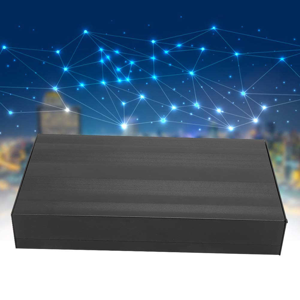 Electronic Project Case,50 * 178 * 300mm Aluminum Alloy DIY Wiring Enclosure Instrument Case,Sand Blasting Heatsink Circuit Board PCB Cooling Box - Image 3