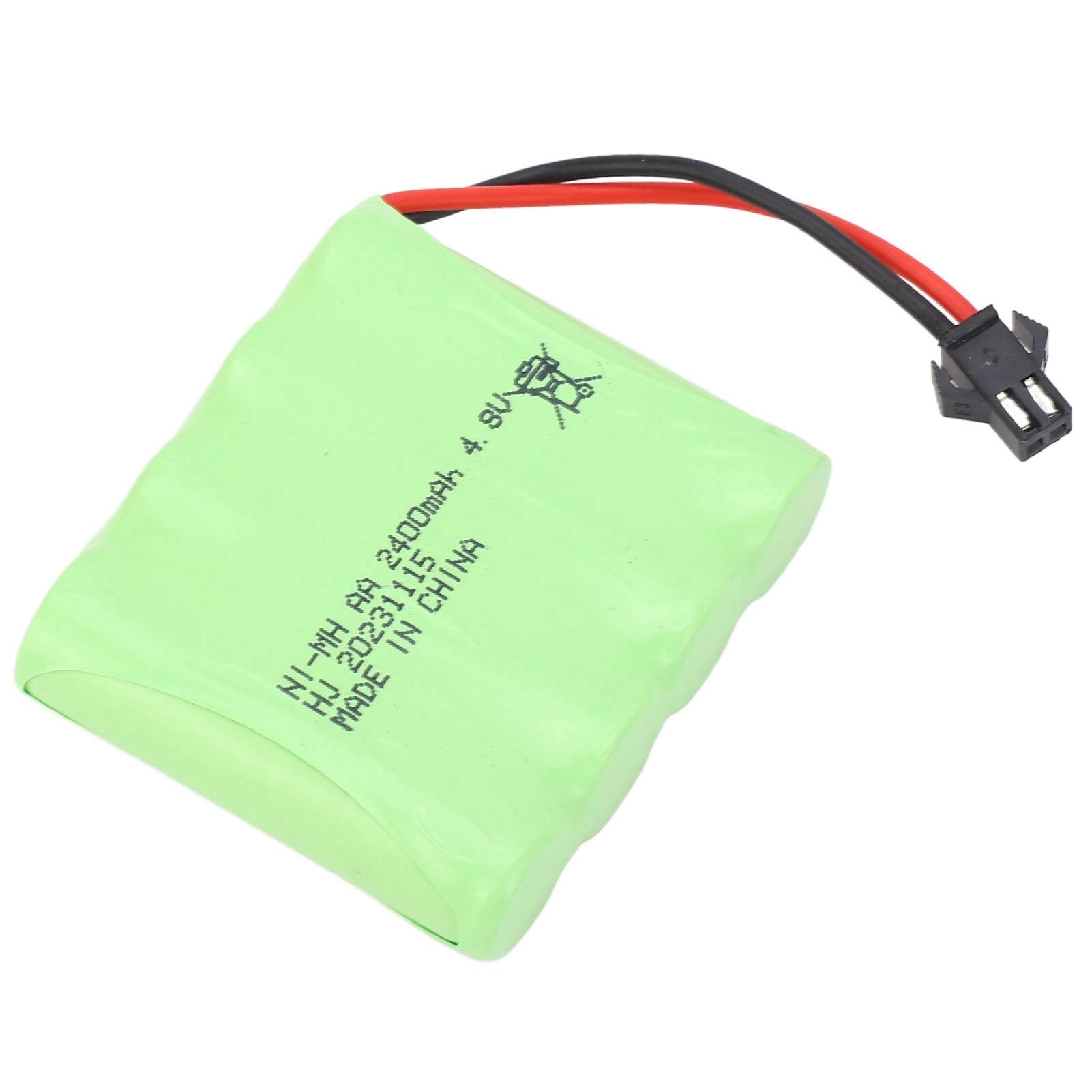 Batterie Nimh RC Légère 4.8V 2400mAh, pour Voiture SHARKOOL 1/16 RC, Longue Durée de Vie pour Les Amateurs