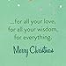 American Greetings Christmas Card for Dad (All Your Love)