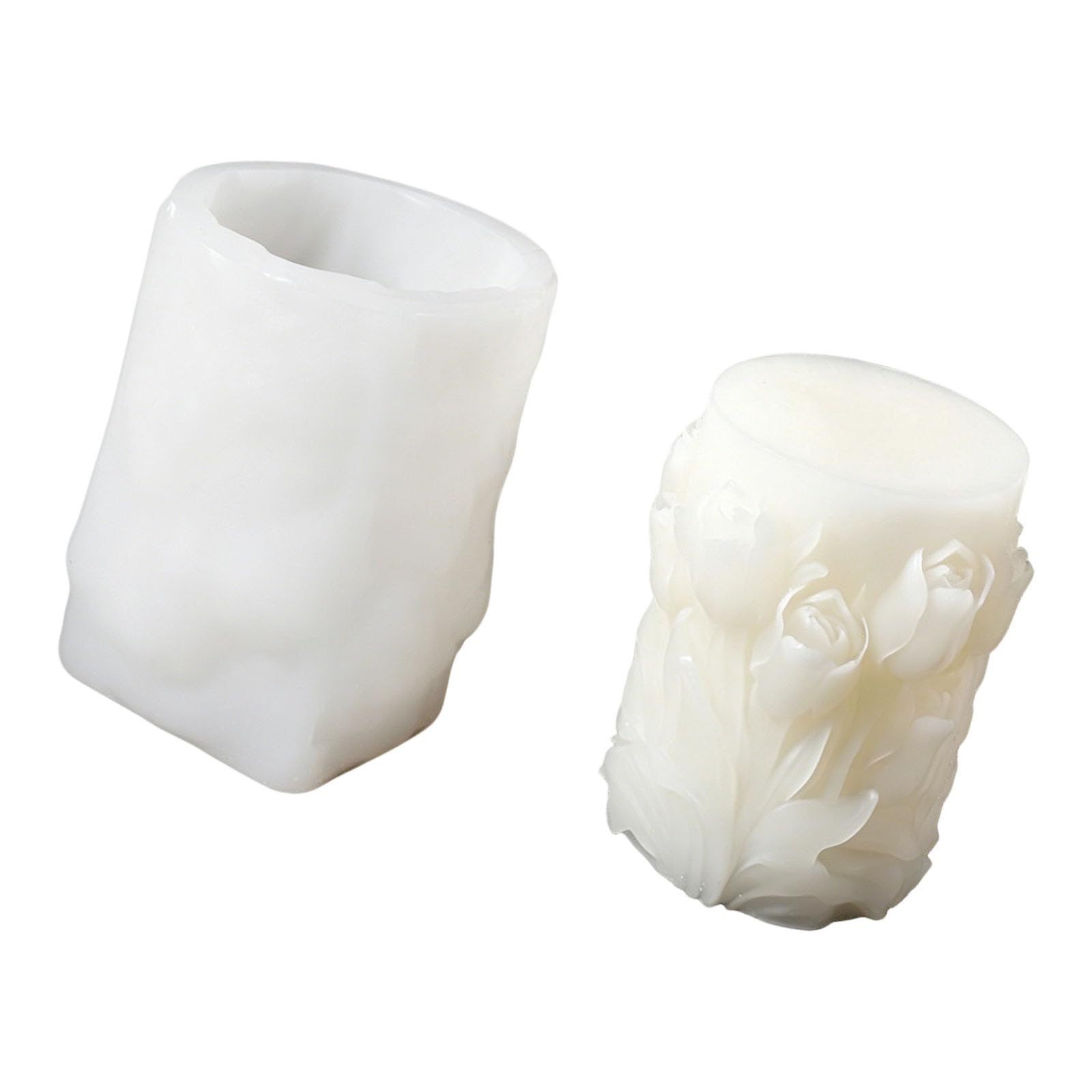NRVTRE Tulips Flower Silicone Easy Releases for Holiday Decorations and Gift Making Flower Making