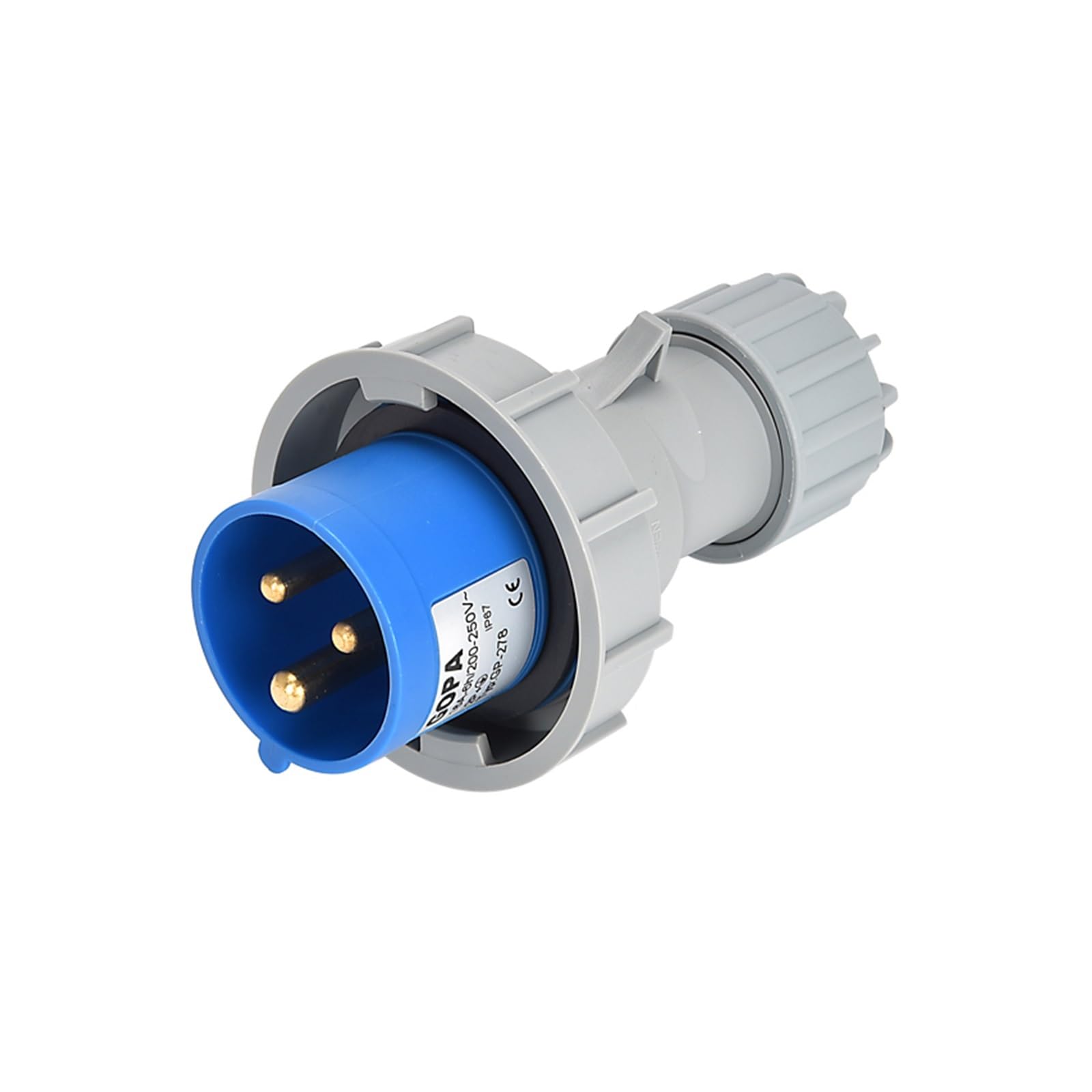 Connettore Elettrico Presa e Spina Industriale IP67 3PIN 4PIN 5PIN 16A/32A Presa di Superficie del Pannello Impermeabile(Connector 3P32A)