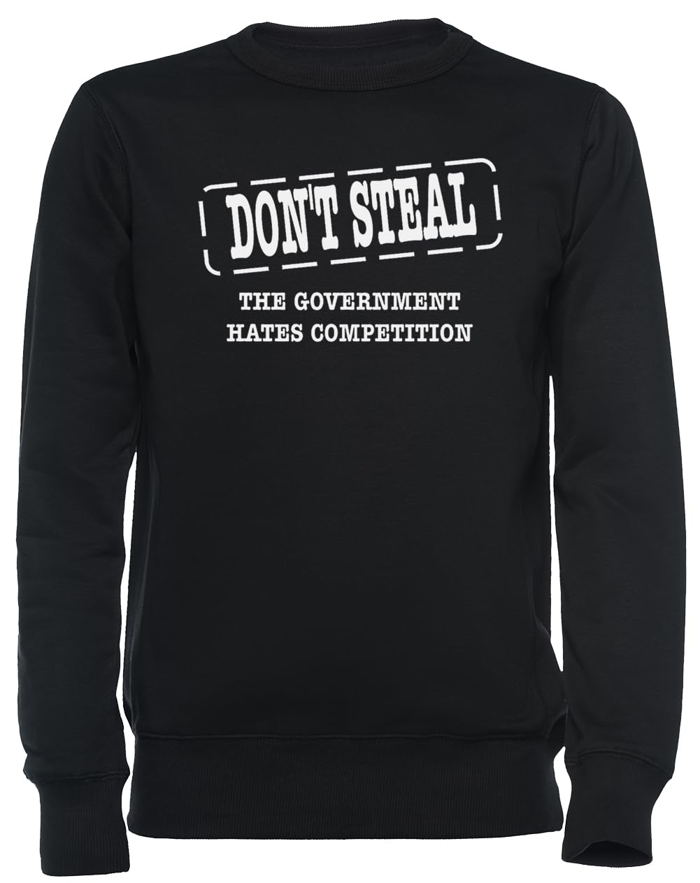 Dont Steal The Government Hates Bluza Sweter Czarna
