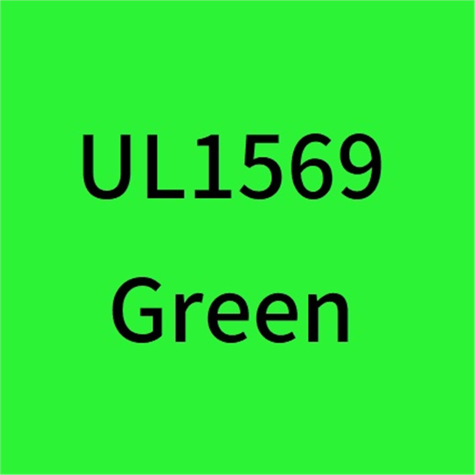 Cable de PVC 5M-20M UL1569 18-30AWG Cobre estañado; Cable ecológico for cableado electrónico LED y Bricolaje(Green,20m,20AWG)