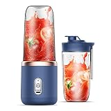 Licuadora Portátil Multifuncional，para Todo Tipo De Frutas Al Aire Libre Iajes Gimnasio, Fácil De Limpiar,...