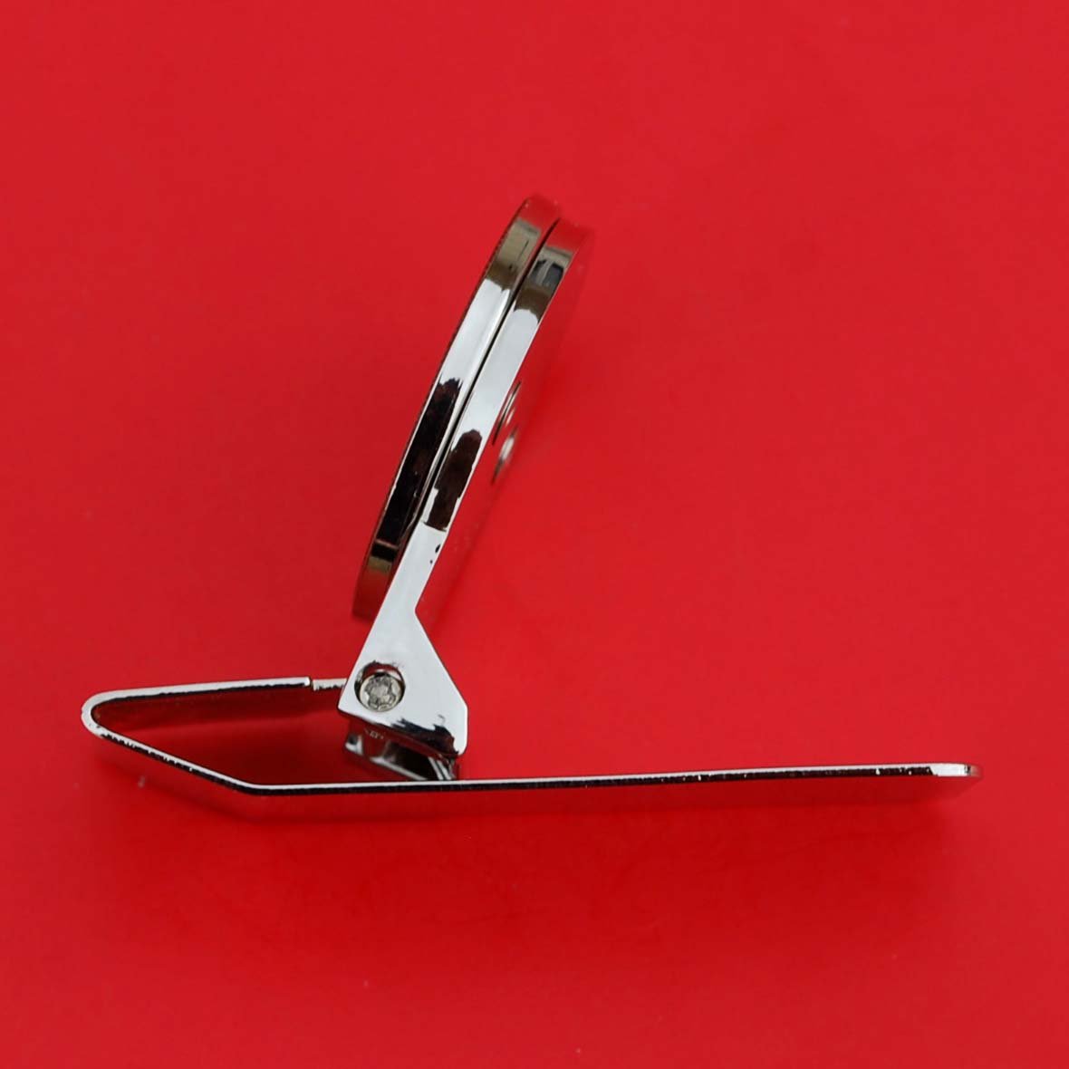 US 1969 Kennedy Half Dollar 40% Silver Coin Hinged Money Clip NEW - Silver Plated Coin Bezel