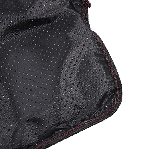 Image of Muloo Car Seat Cover - Children Safety Seat Protector, Pet Dirt Kick Mat-Organizer, Black