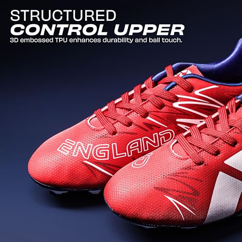 Image of Nivia Country Color WC Football Studs for Men, Firm Ground Football Shoes with Duofoam Cushioning, TPU Stud Outsole, 3D TPU Upper, Football Boots with Nylon Mid Shank Support