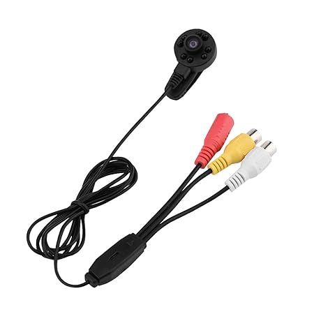 Euskara Homes Mini CCTV Camera, Mini Wired Security CCTV Camera Mini Wired CCTV Camera IR Cemera, 8 LED IR Night Vision Camera Mini Camera for Office CCTV Camera Car