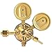 Yaetek Oxygen Regulator Large Tank Gauge Cutting Torch Regulator Outlet 0-200PSI Inlet 0-4000PSI CGA 540