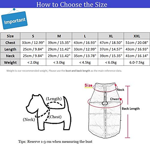 Homieco wasserdichte Hundemantel Jacke, Haustier Winterkleidung Snowproof Wasserdicht, Warme Haustier Jacke Hundejacke Hundepullover für Hunde - Blau