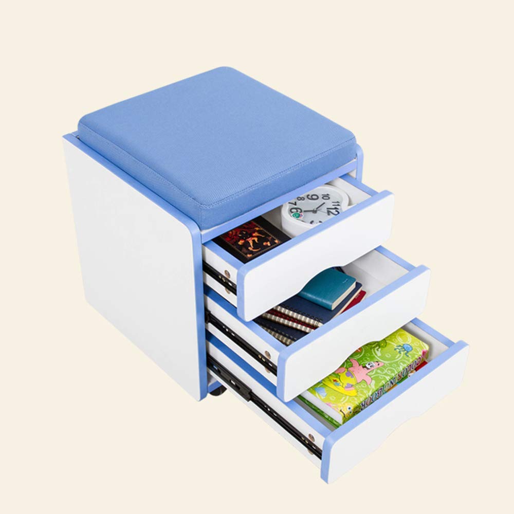 Classeur pour ordinateur portable bleu contre le désordre