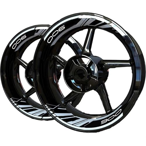 Autocollant réfléchissant bague extérieure moto pour jantes Z900