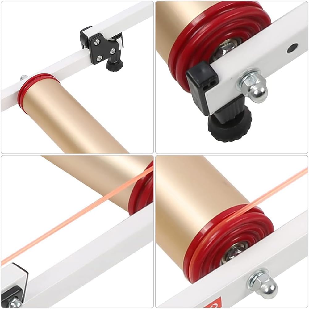 Rodillo de entrenamiento para bicicleta plegable, rodillo de entrenamiento para bicicleta para ejercicios en interiores, rodillo de entrenamiento para bicicleta de aleación de aluminio de alta resis