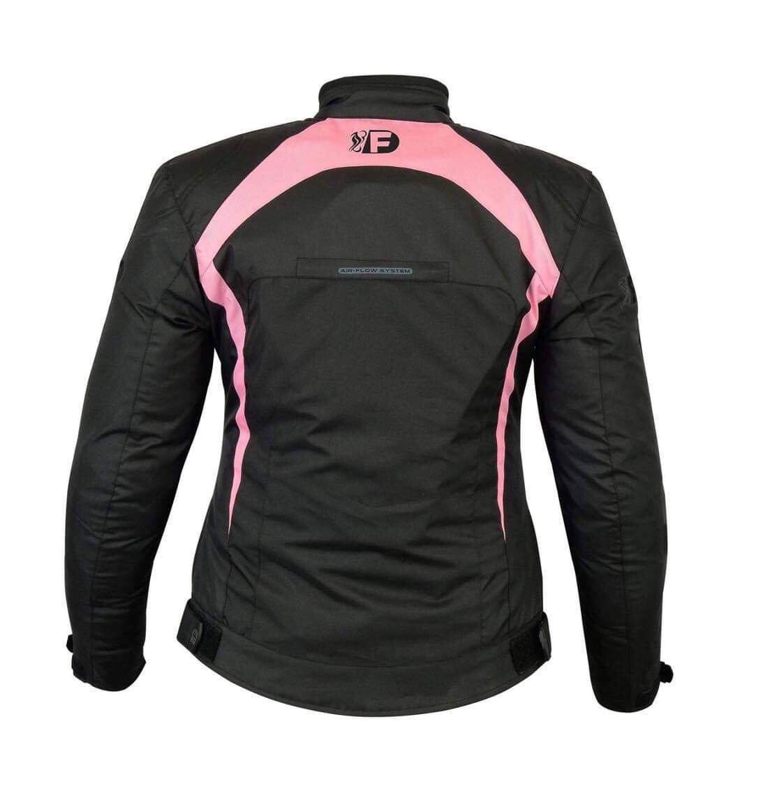 FREEDAY CHAQUETA DE MOTO INVERNO MUJER NEGRA/ROSA