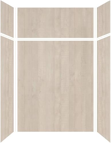 Miniatura 47 de Transolid EWKX483696-41 Expressions - Kit de pared de ducha de 6 paneles con extensión, 36 pulgadas de largo x 48 pulgadas de ancho x 96 pulgadas