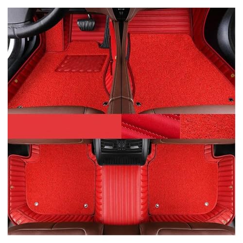 Tapis sol voiture personnalisé d'exception rouge pour Mercedes Benz GLS 2020-2025