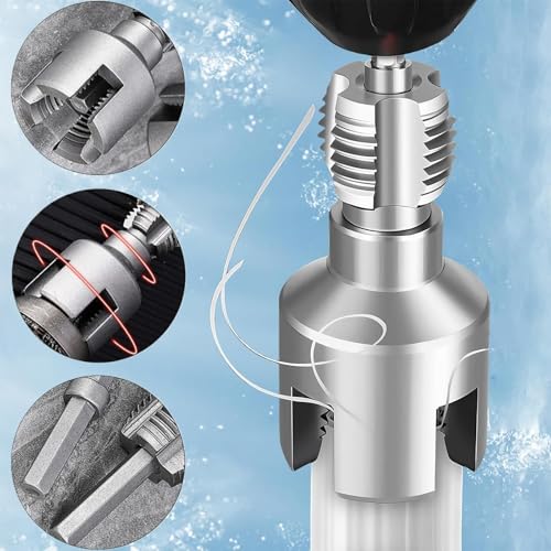 SKDFHOD Rohrgewindebohrer Set, 2Stk Rohrgewindeschneidwerkzeug, 1/2 Und 3/4 Zoll Gewindeschneider Rohrgewindebohrer, Rohrgewindeschneider PVC, Gewindeschneider für Lnnen und Außengewinde von Rohren