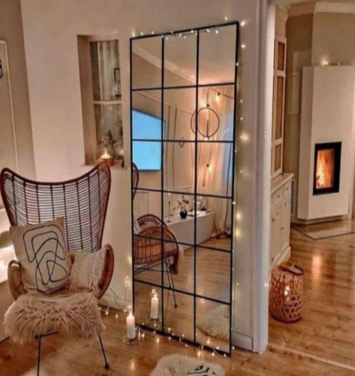 姿見　格子ミラー　壁掛けミラー　海外　店舗 姿見 格子ミラー 壁掛けミラー 海外 店舗 安い 価格