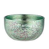 Ti artisan チタン お猪口, 二重層構造, 熱燗用, 45ml容量, 超軽量ミニカップ (ブリリアントグリーン)