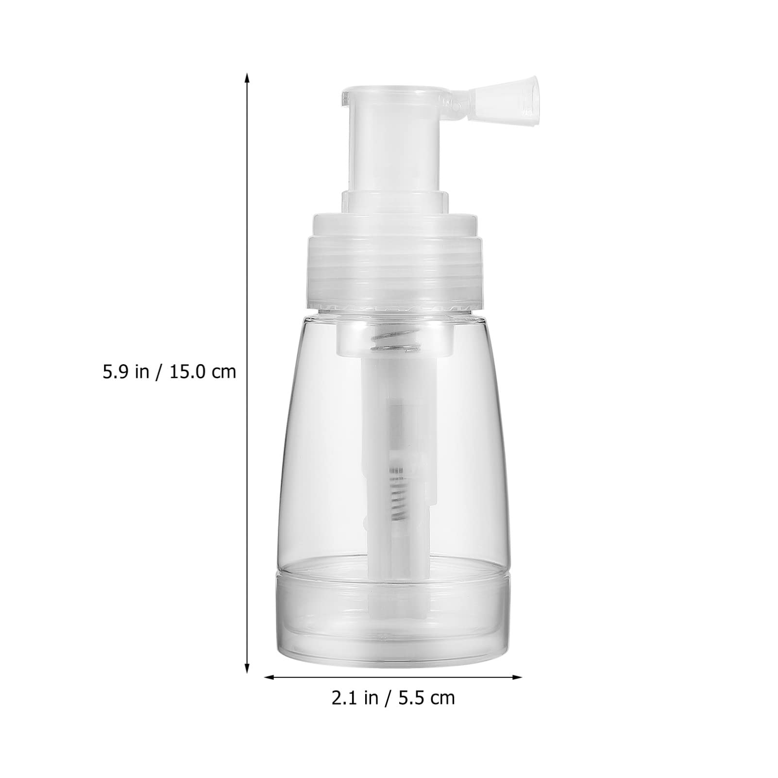 Botellas Aplicadoras Para Cabello 2 Unidades 180ml Cada Una Pulverizador De Polvo Reutilizable Para Peluquería y Belleza