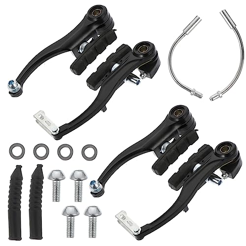 BESPORTBLE 1 Set v Shape Brake Kit Bike Brake Cable Replaceable Caliper for Bikes Kit Brake Set Mountain Bike Brake Black