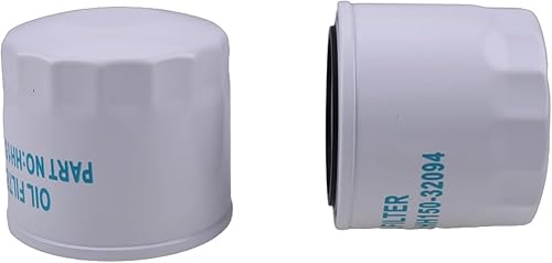 Miniatura 4 de DVPARTS 2 filtros de aceite HH150-32094 compatibles con tractores Kubota BX2200D BX22D BX23D B2100 B2150 B2301 B2320 B2400 B2410 B20 B21 B26