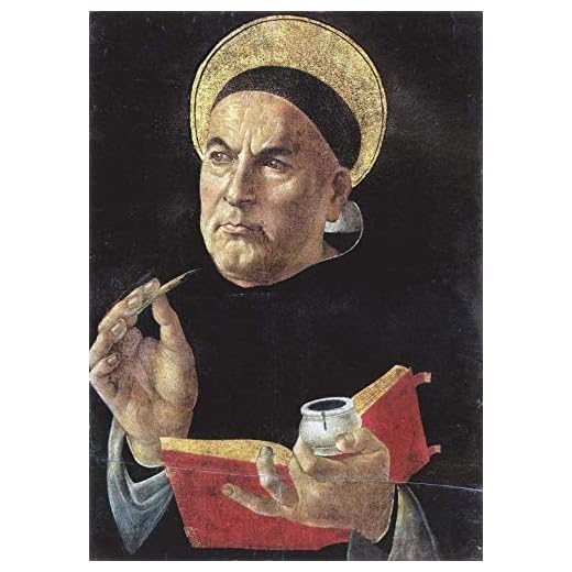 St. Thomas Aquinas by Sandro Botticelli Art Print, 9 x 12 inches