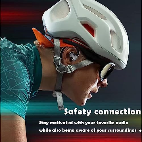 Image of Over Ear Wrap Around Earbuds Bone Conduction Open Ear Headphones Running Sport Workout Wireless Earbuds Gaming with Earhooks Mic Gym Sports Gaming Ear Buds Running Workout Bluetooth Earbud