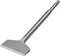 Vista 3 de Firecore FS18310 SDS Plus Cincel de eliminación de azulejos doblados en ángulo con manivela de 3 pulgadas (3 x 10 pulgadas), raspador de piso SDS