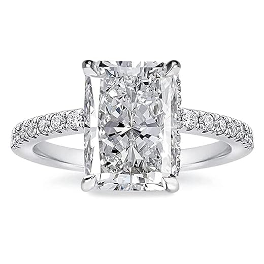 Radiant Cut Engagement Ring