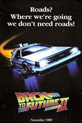 "BACK TO THE FUTURE 2" Michael J Fox Modern Classic Movie Poster (A4 Size 21 x 29 cms)
