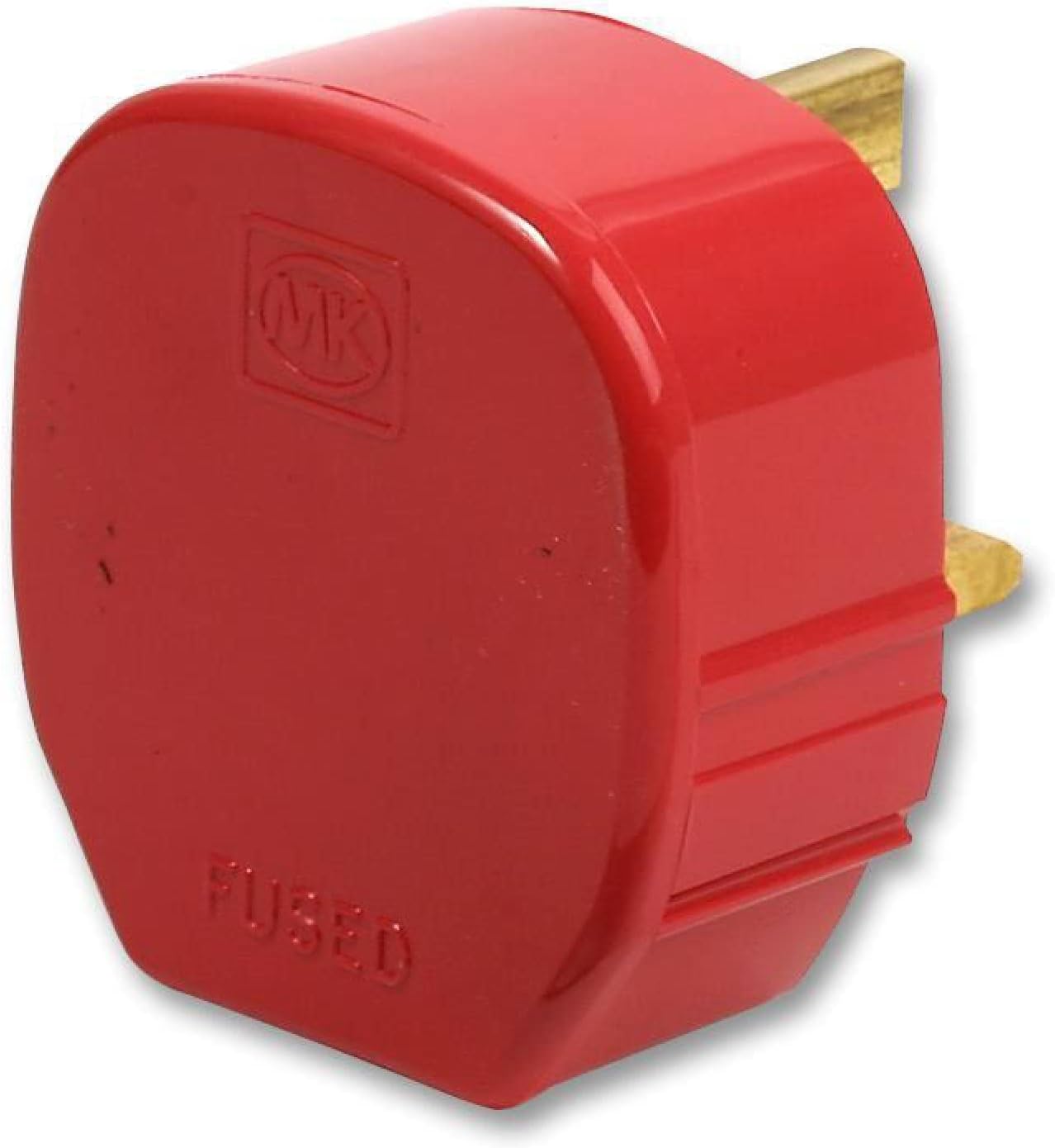 Toughplug 13A UK Mains Plug, Red